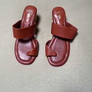 Franco Sarto Slide Sandals with Toe Loop